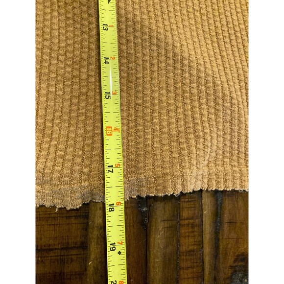 Lovers and Friends Cropped Waffle Hoodie Womens Size Small Distressed - Picture 8 of 8